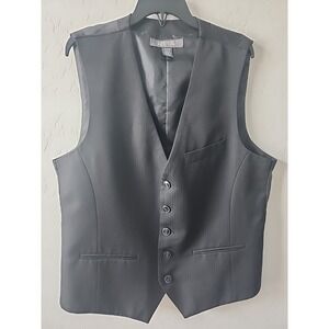 Kenneth Cole Vest Size M In Black